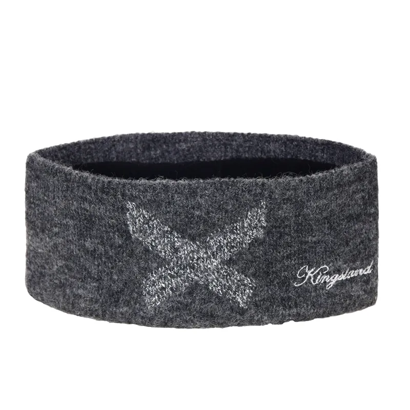 Kingsland KLthetis Ladies Knitted Headband - Dark Grey